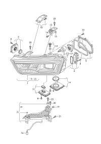 L8UD941033-LED HEADLIGHT/718 BOXTER