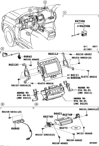 8621160220-BRACKET, RADIO, NO.1