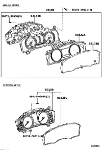 838006AG80-METER ASSY, COMBINATION
