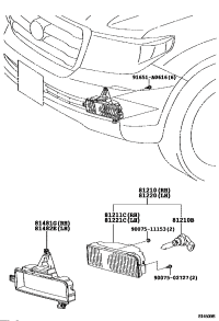 8121060220-LAMP ASSY, FOG
