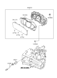 940061D750-Combination meter