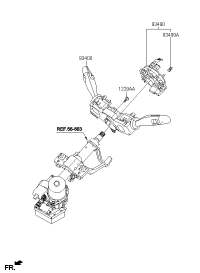 93400H2400-SWITCH ASSY-MULTIFUNCTION