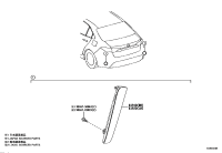 8191002350-LENS, REFLEX REFLECTOR, REAR LH, RH/LH