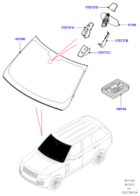 LR048989-Mirror assy-rr vis