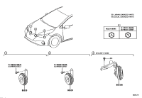 8651006181-HORN ASSY, HIGH PITCHED
