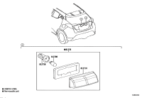 81270F4030-LAMP ASSY, LICENSE PLATE