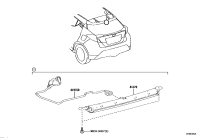 81570F4020-LAMP ASSY, CENTER STOP