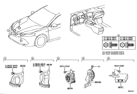 8651033300-HORN ASSY, HIGH PITCHED