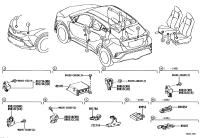 89170F4510-SENSOR ASSY, AIR BAG