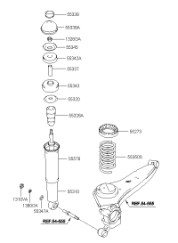 5530526200-SHOCK ABSORBER ASSY-REAR
