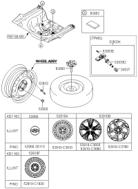 52910C3650-WHEEL ASSY-ALUMINIUM