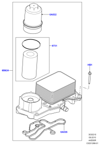 LR022903-GASKET,W.PUMP INLET
