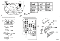 82662F4090-COVER, RELAY BLOCK, UPPER, NO.1