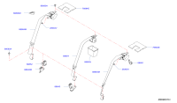 888846CT1A-Belt assy-extn