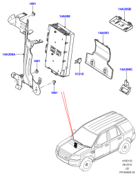 LR018269-COVER,MAIN FUSE BLOCK