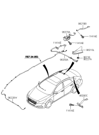 96220C3000-FEEDER CABLE-ANTENNA MAIN NO.1