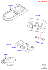 LR011969-SWITCH,KEY LESS-IG.SWITCH