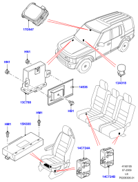 LR021652-BRACKET,HARNESS