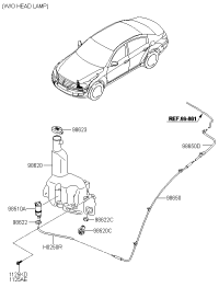 985103M500-MOTOR & PUMP-H/LAMP WASHER