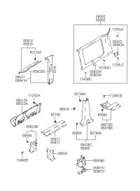 8581026000YH-TRIM ASSY-FR PILLAR LH