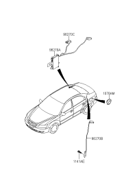 962703K001-AMP ASSY-GLASS ANTENNA(RADIO)