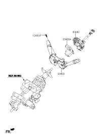 934903M000-CONTACT ASSY-CLOCK SPRING