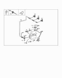 2208600892-RADIATOR HOSE W124/E200/E220