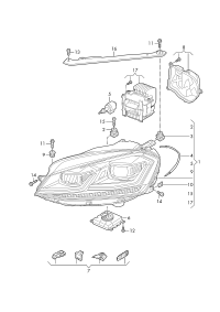 L5GG941035-LED HEADLIGHT/718 BOXTER