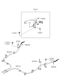 5971026000-LEVER ASSY-PARKING BRAKE
