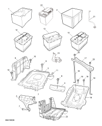 10477602-TRAY, BATTERY