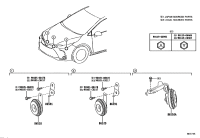 865100E061-HORN ASSY, HIGH PITCHED