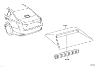 8157030240-LAMP ASSY, CENTER STOP