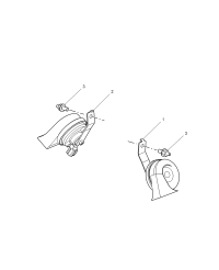 10158934-HORN ASSY, HIGH PITCHED