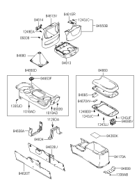 8461026000YD-CONSOLE ASSY-FLOOR