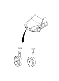 966102D101-Horn, low pitched
