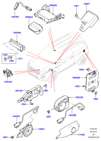 LR053183-SENSOR ASSY-WHEEL SPEED,LH