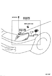 8151033080-LAMP ASSY, FRONT TURN SIGNAL, RH