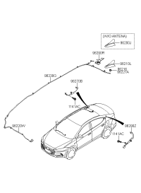 96220F0000-FEEDER CABLE-ANTENNA MAIN NO.1