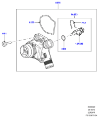 LR002582-SENSOR,TEMP.-ENG.COOLANT