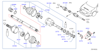 391006CB1A-SHAFT ASSY-FRON