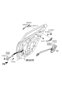 794802T000-CHECKER ASSY-RR DR L