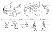 8656042010-HORN ASSY SECURITY