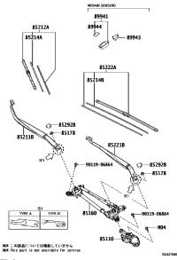 8511078010-MOTOR ASSY, WINDSHIELD WIPER