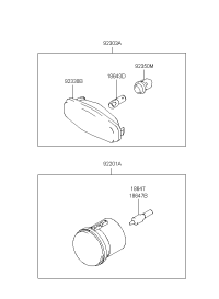9220126000-LAMP ASSY-FR FOG