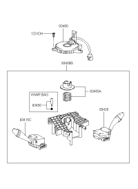 9340126170-SWITCH ASSY-MULTIFUNCTION