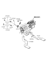 973113K500-HOSE ASSY-WATER INLET