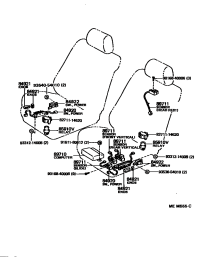 8492050040-SWITCH ASSY, POWER SEAT