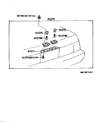 8127050010-LAMP ASSY, LICENSE PLATE