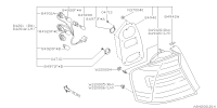 84201AG241-LAMP ASSY, REAR COMBINATION, RH