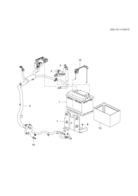26697125-TRAY, BATTERY